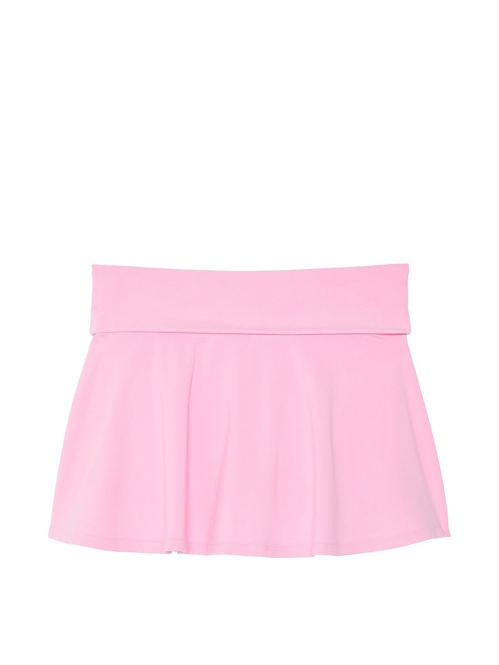 PINK X LOVESHACKFANCY COTTON FOLD-OVER FLIRTY SKIRT - PINK LOLLIPOP - XS - Picture 2 of 9